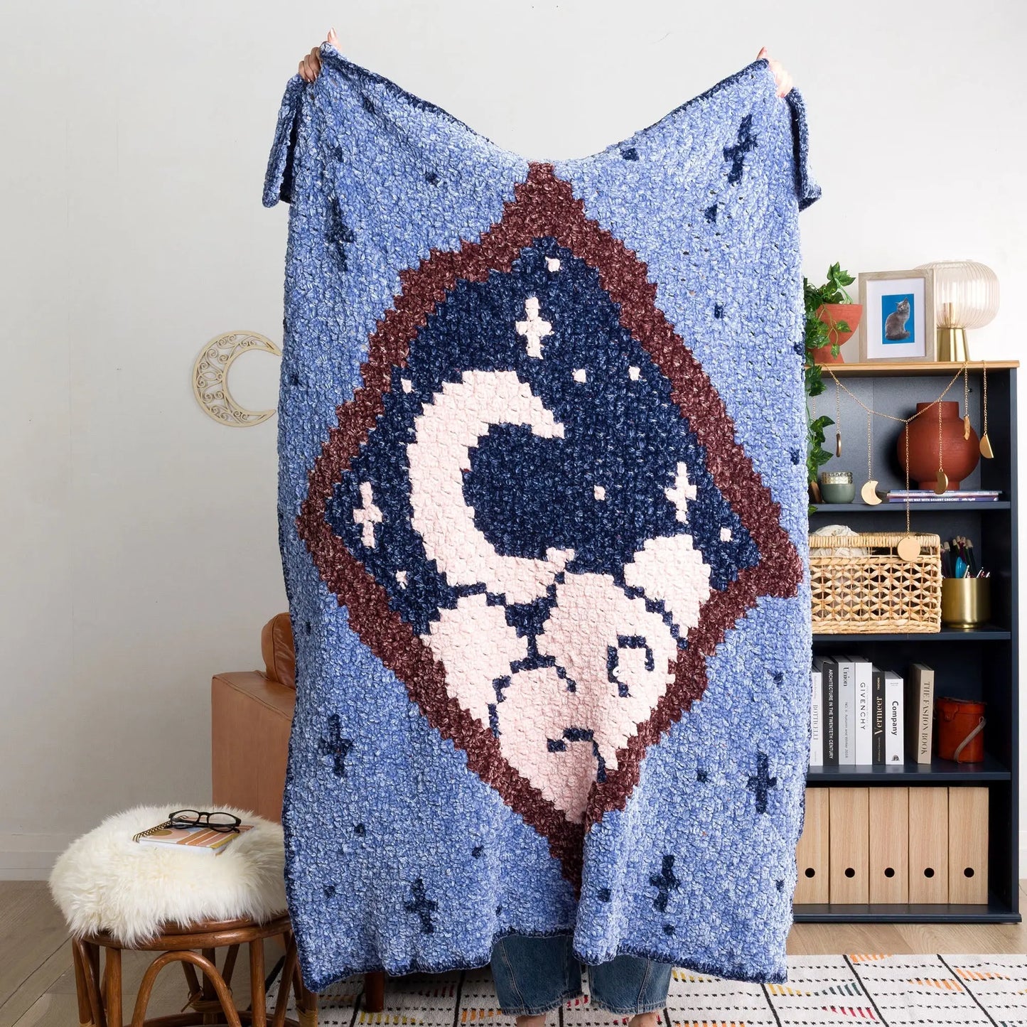 Bernat Moonlit View Crochet Blanket Bernat