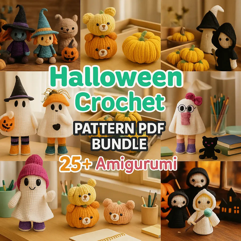 ๐ 25+ Halloween Amigurumi Patterns (PDF Bundle) The Crochet Nook