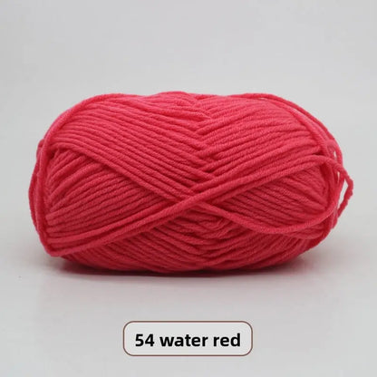 Five-Strand Milk Cotton Yarn for Knitting and DIY Crafts Crochet Nook