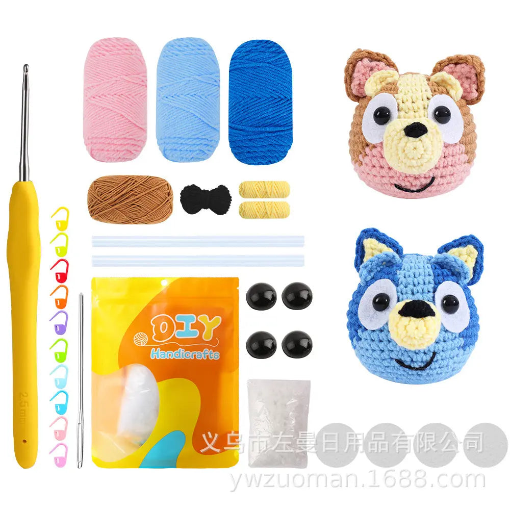 Doll crochet material kit Crochet Nook
