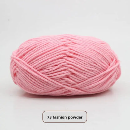 Five-Strand Milk Cotton Yarn for Knitting and DIY Crafts Crochet Nook