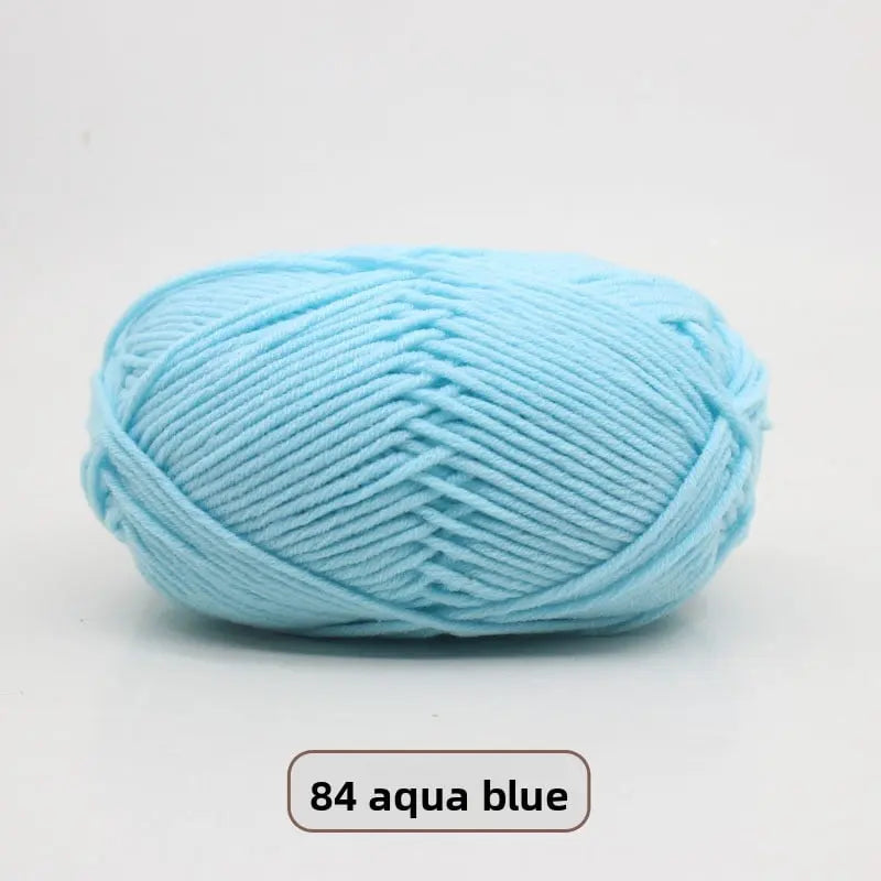 Five-Strand Milk Cotton Yarn for Knitting and DIY Crafts Crochet Nook