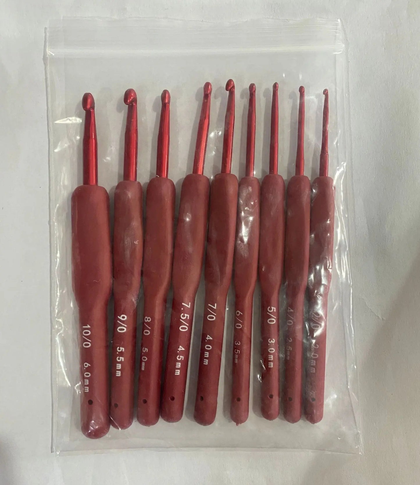 Red crochet DIY hand-weaving tool Crochet Nook