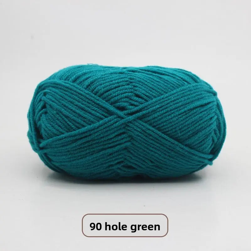 Five-Strand Milk Cotton Yarn for Knitting and DIY Crafts Crochet Nook