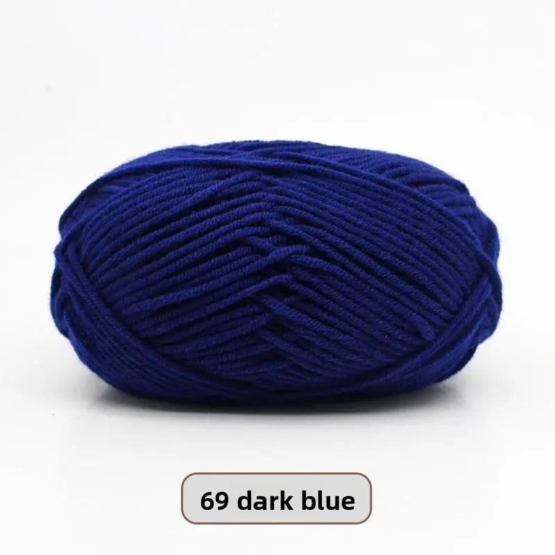 Five-Strand Milk Cotton Yarn for Knitting and DIY Crafts Crochet Nook