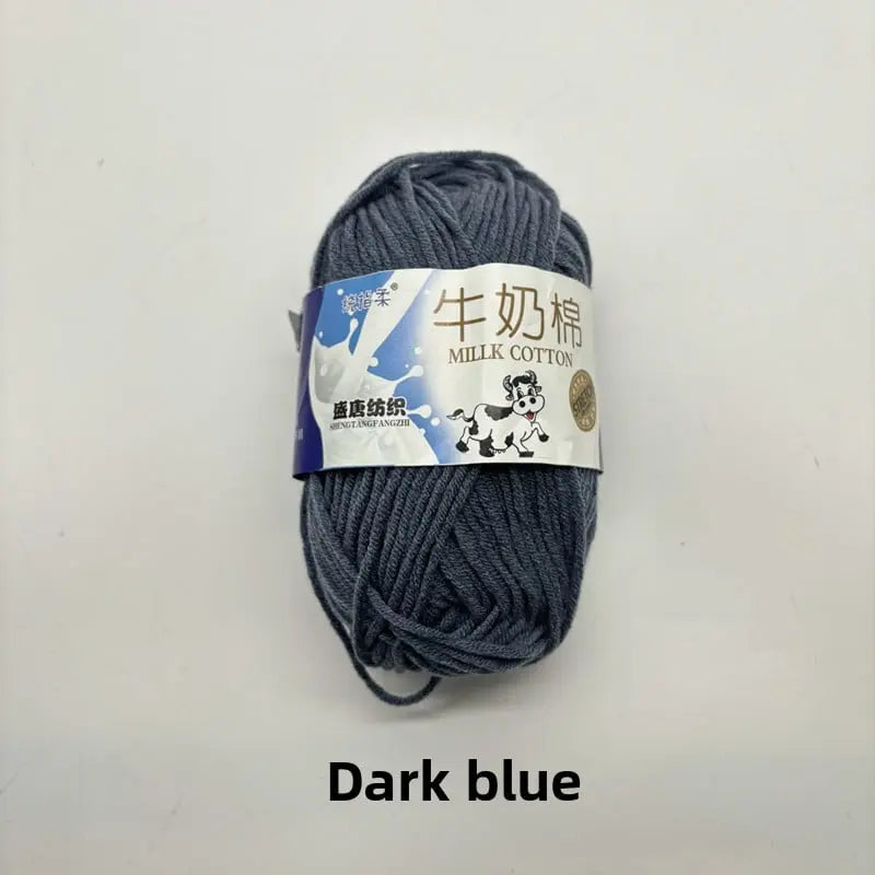 Five-Strand Milk Cotton Yarn for Knitting and DIY Crafts Crochet Nook