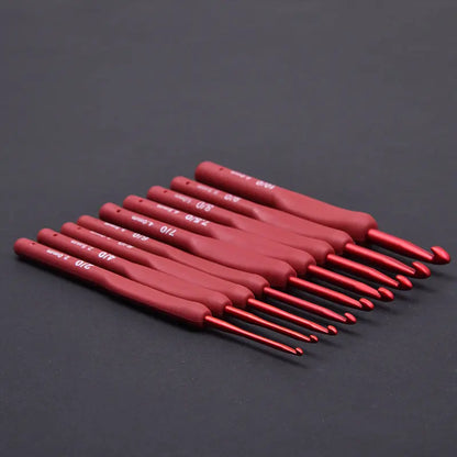 Red crochet DIY hand-weaving tool Crochet Nook