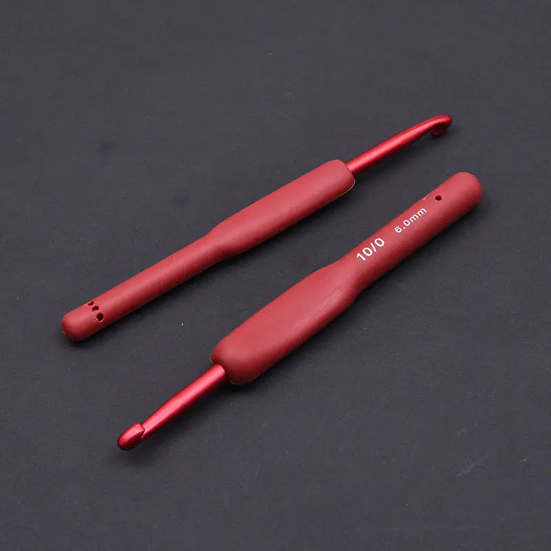 Red crochet DIY hand-weaving tool Crochet Nook