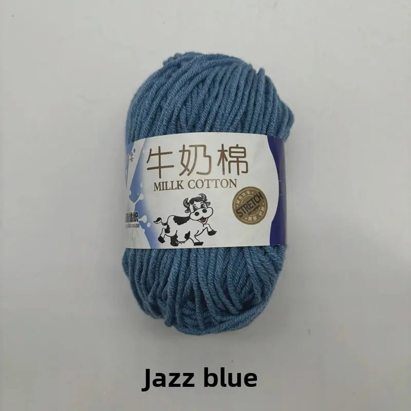 Five-Strand Milk Cotton Yarn for Knitting and DIY Crafts Crochet Nook