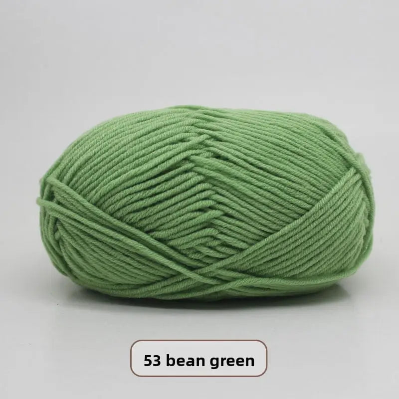 Five-Strand Milk Cotton Yarn for Knitting and DIY Crafts Crochet Nook