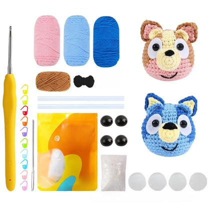 Doll crochet material kit Crochet Nook