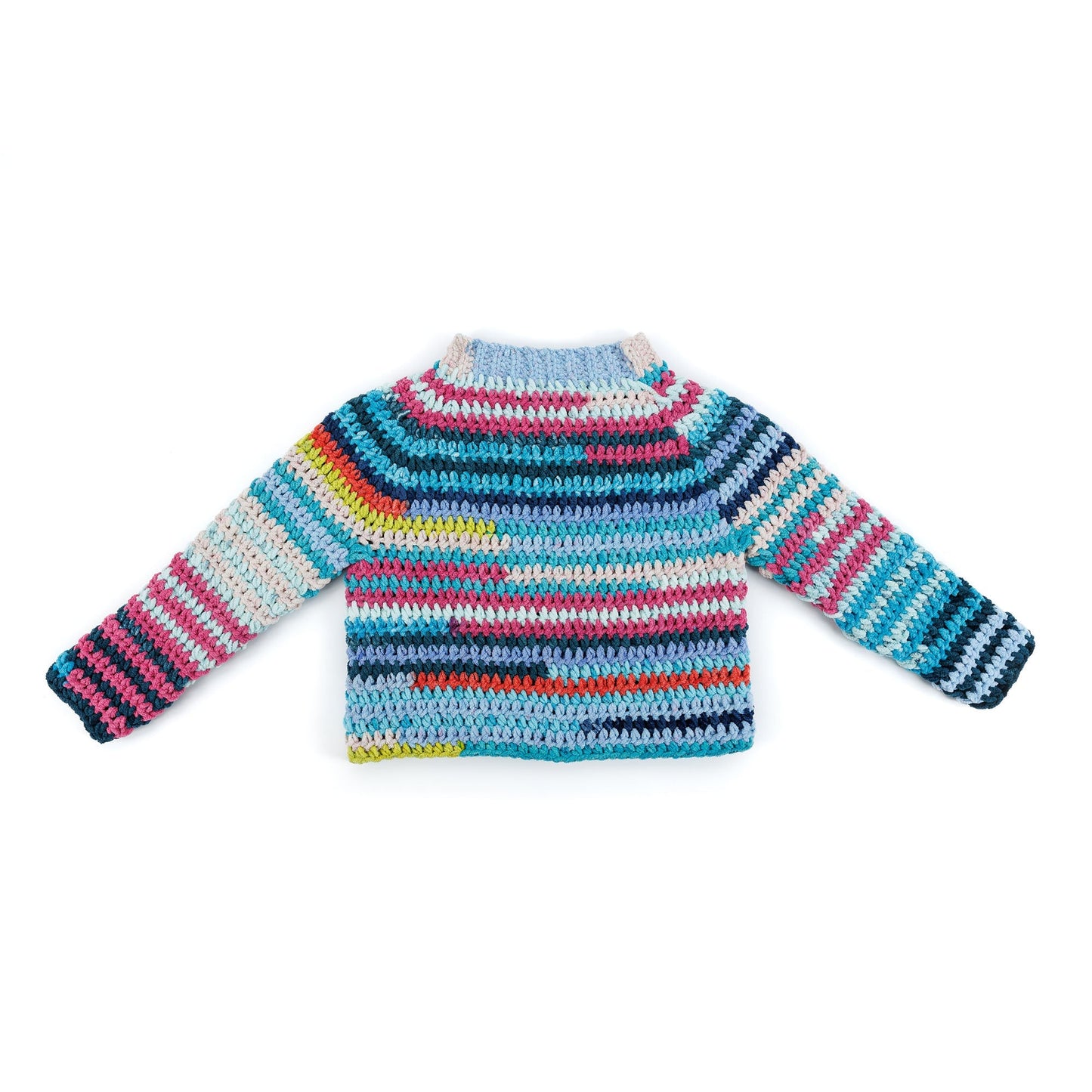 Bernat Patchwork Crochet Pullover