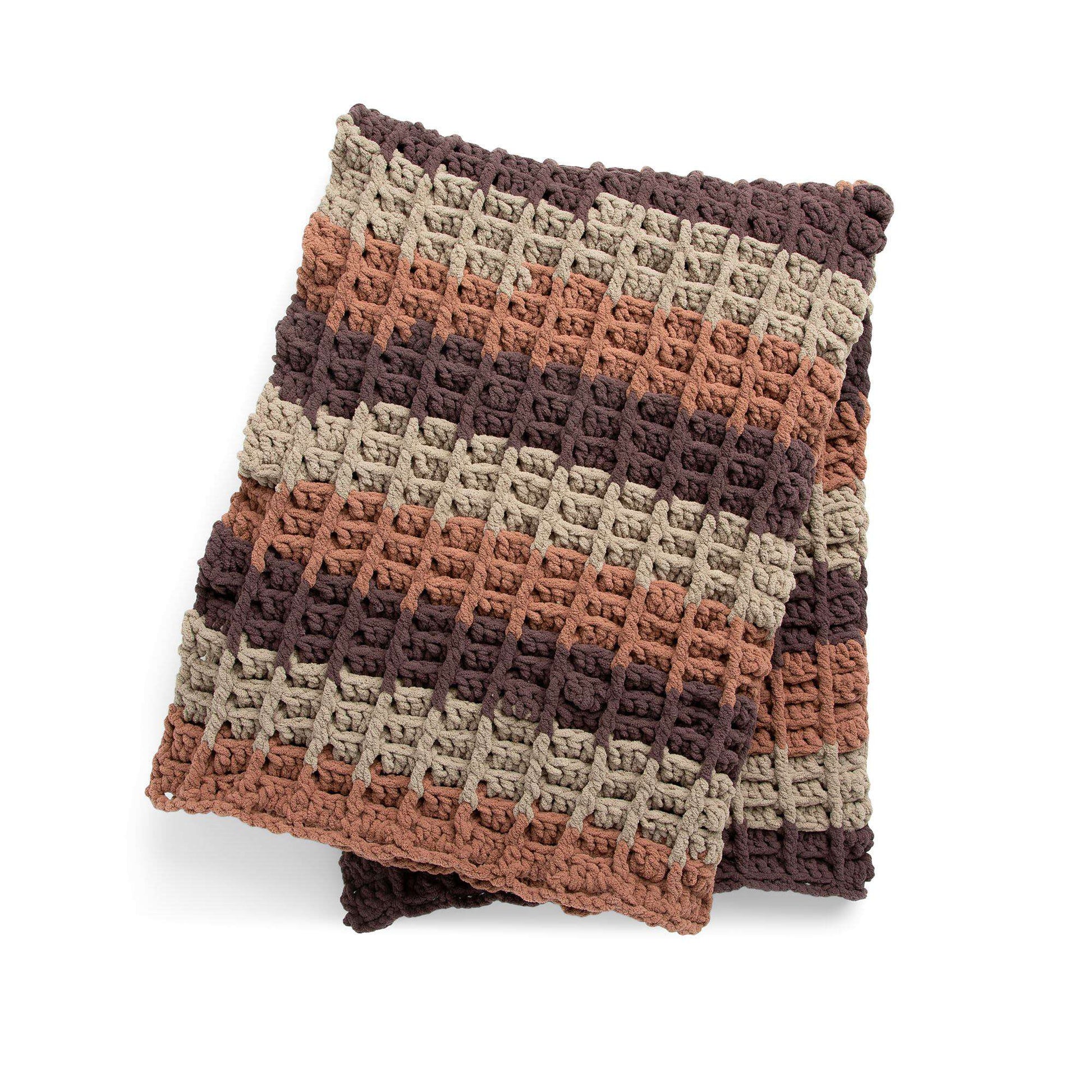 Bernat Bricks Crochet Blanket