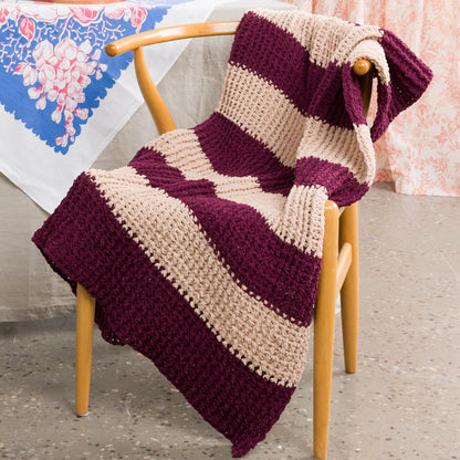 Bernat Deep Ridge Crochet Blanket