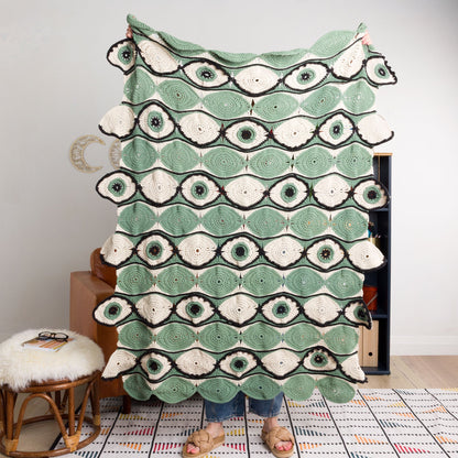 Bernat Eye See You Crochet Blanket