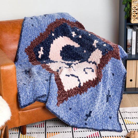 Bernat Moonlit View Crochet Blanket