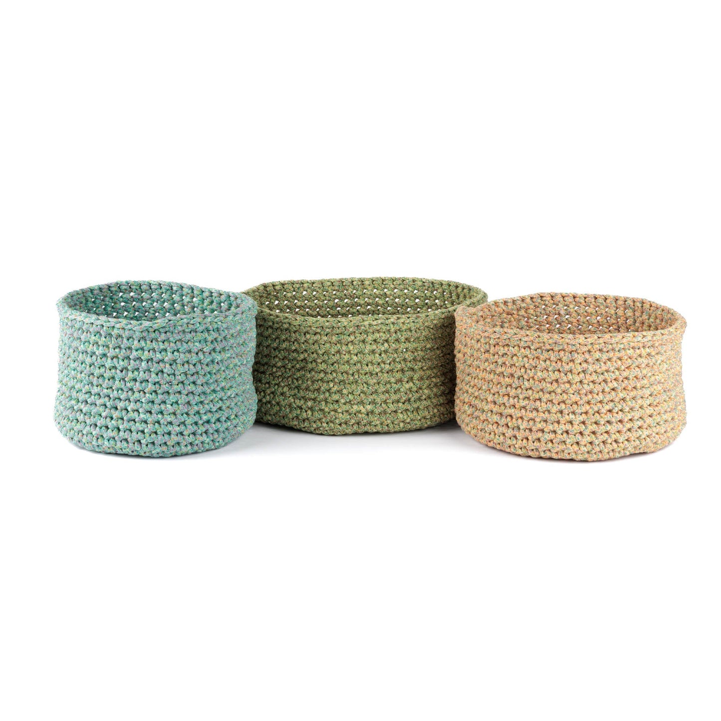 Bernat Three Crochet Nesting Baskets