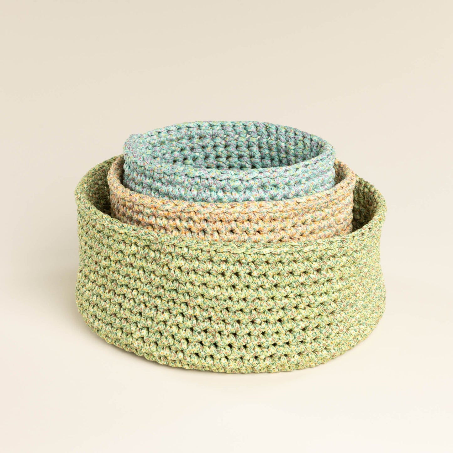 Bernat Three Crochet Nesting Baskets
