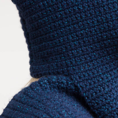 Bernat Whimsy Wrap Crochet Hooded Scarf