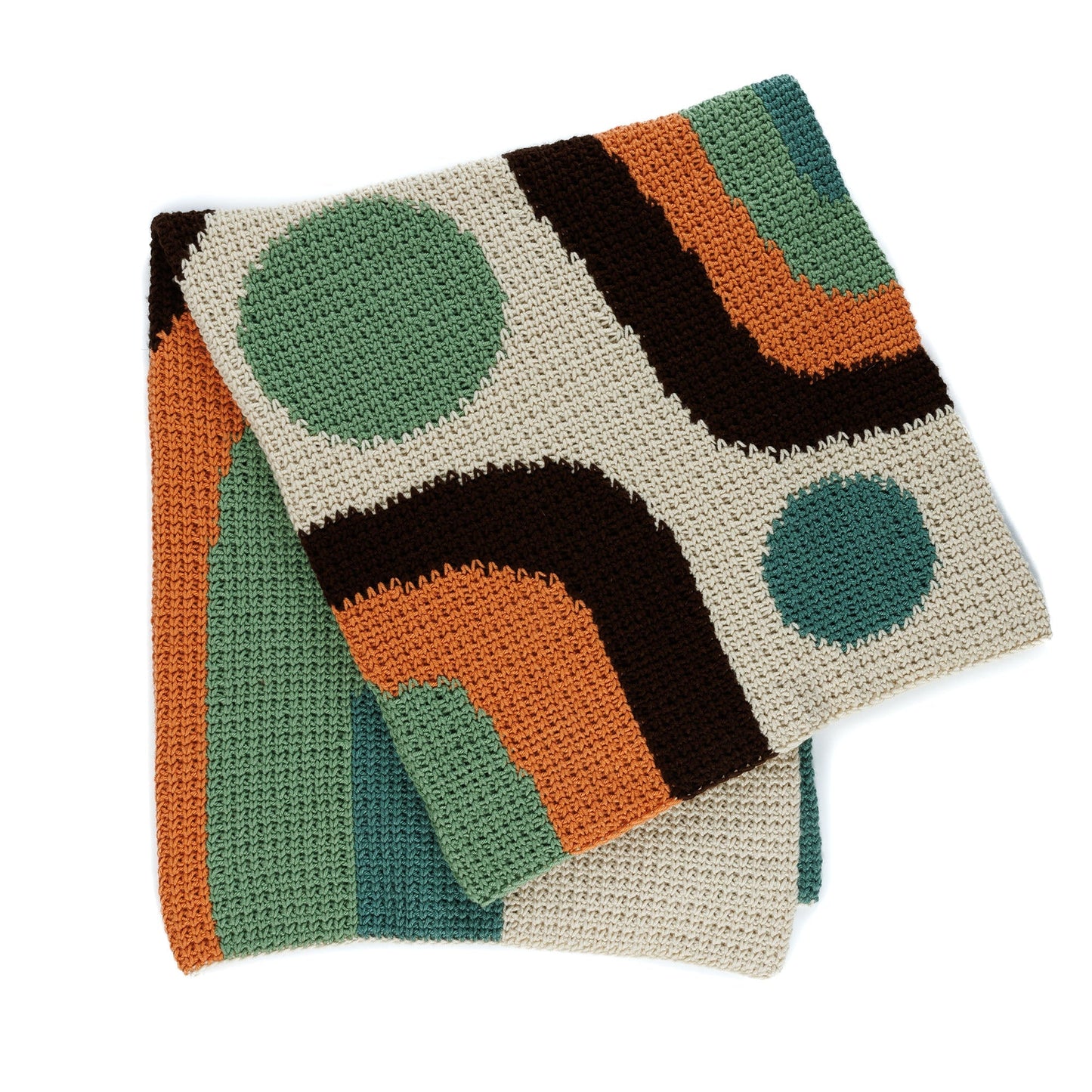 Caron Calm Current Crochet Blanket