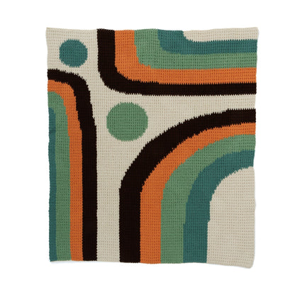 Caron Calm Current Crochet Blanket