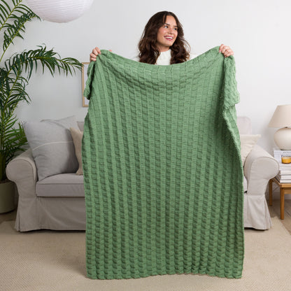 Caron Rich Textures Knit Blanket