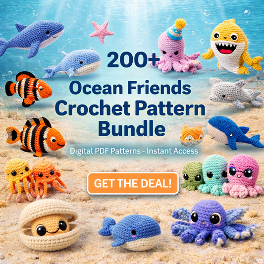 200 + Ocean Amigurumi Patterns (PDF)
