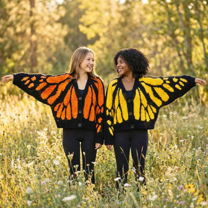 Monarch Butterfly Cardigan Crochet Pattern (PDF)