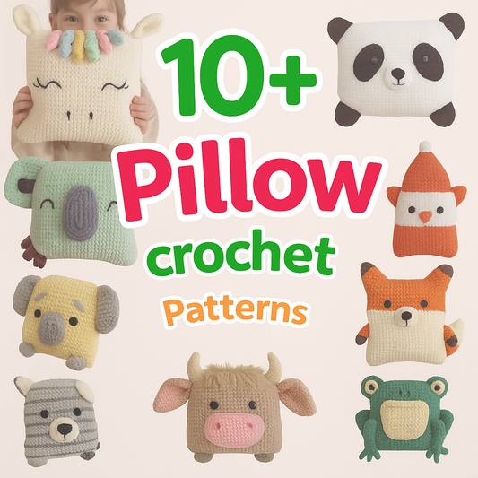 10 In 1 Pillow Crochet Pattern