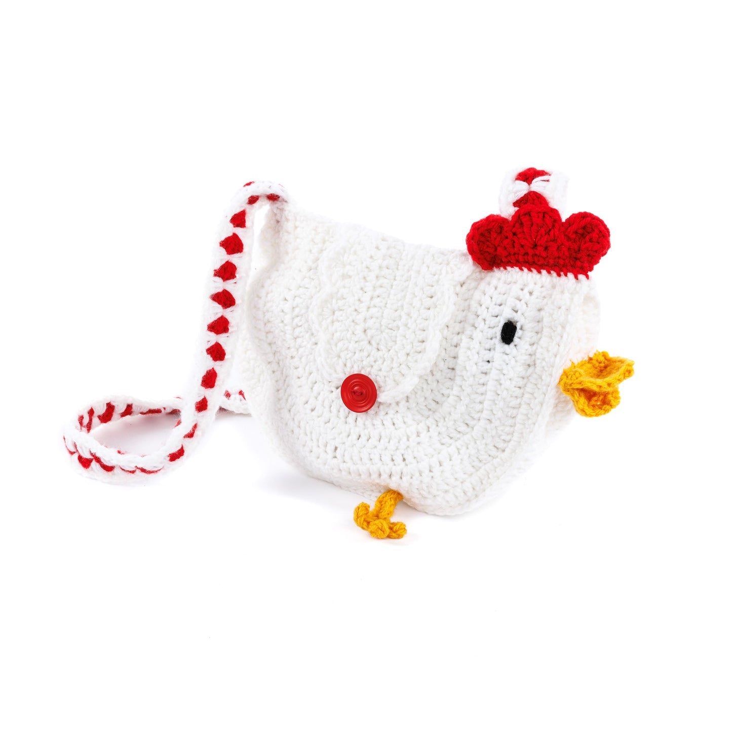 Red Heart Crochet Chicken Bag