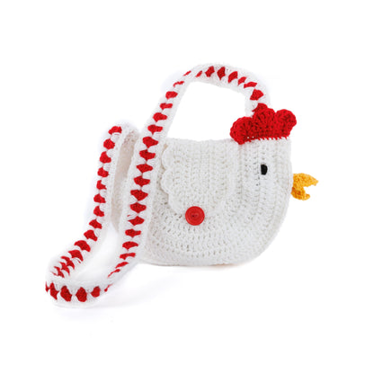 Red Heart Crochet Chicken Bag