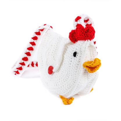 Red Heart Crochet Chicken Bag