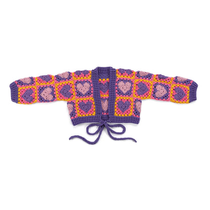 Red Heart Wrapped in Love Crochet Cardigan Red Heart