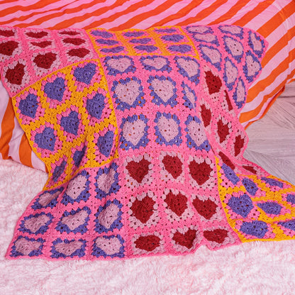 Red Heart Crochet Lots ’O Love Blanket Red Heart