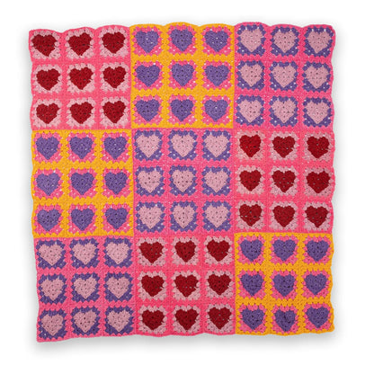 Red Heart Crochet Lots ’O Love Blanket Red Heart