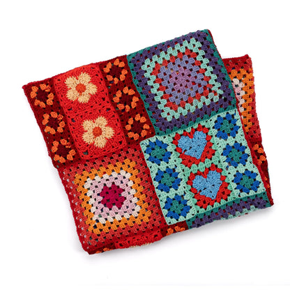 Red Heart Positively Zany Crochet Blanket Red Heart