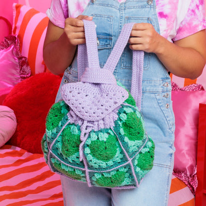 Red Heart Pack a Heart Crochet Backpack