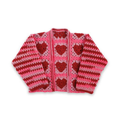 Red Heart Crochet Party Hearty Cardi Red Heart