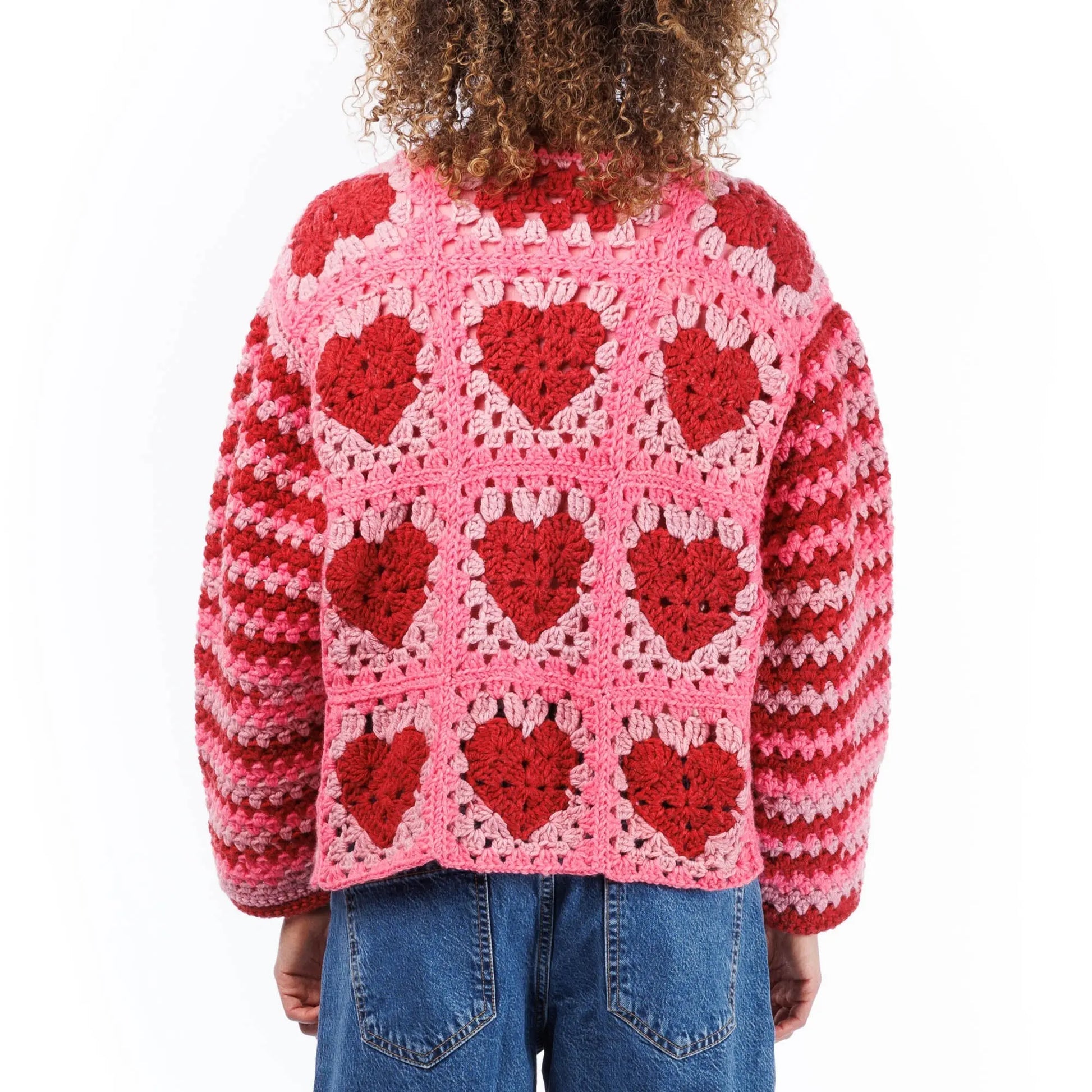 Red Heart Crochet Party Hearty Cardi Red Heart