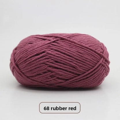 Five-Strand Milk Cotton Yarn for Knitting and DIY Crafts Crochet Nook