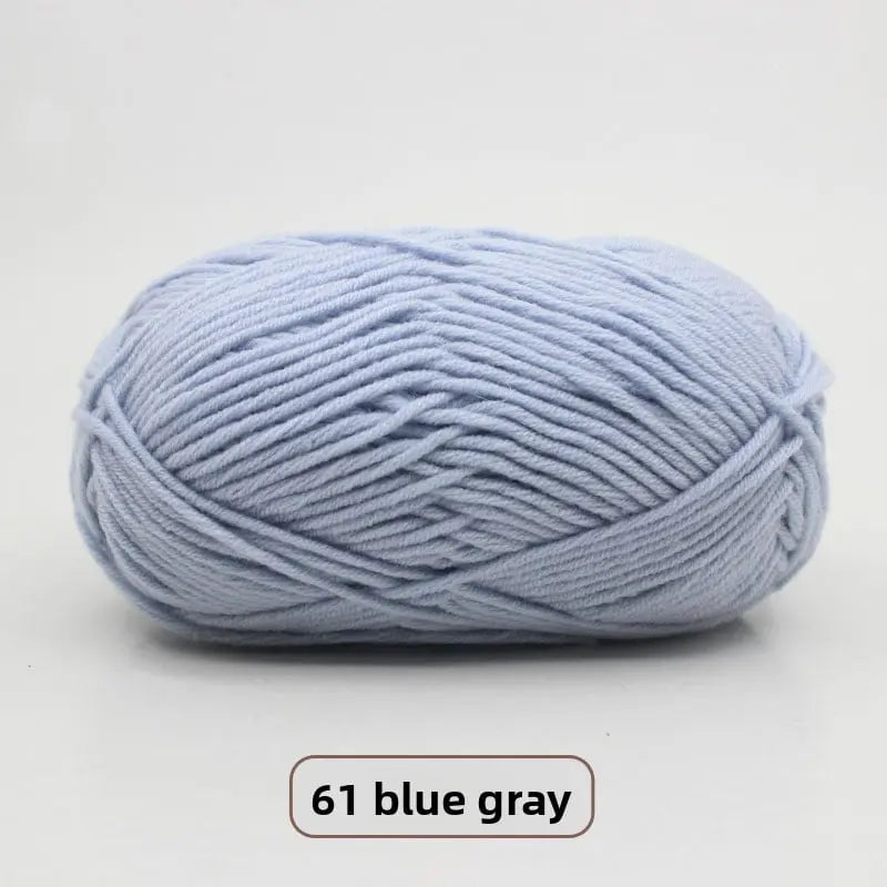 Five-Strand Milk Cotton Yarn for Knitting and DIY Crafts Crochet Nook