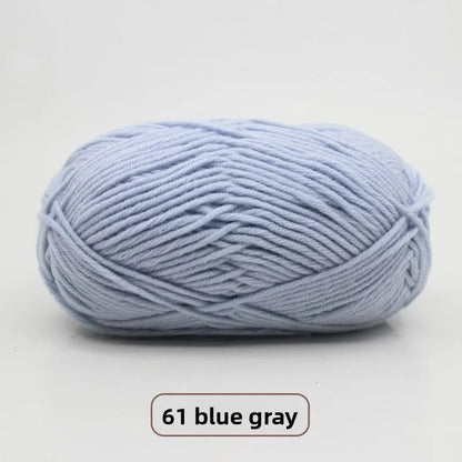 Five-Strand Milk Cotton Yarn for Knitting and DIY Crafts Crochet Nook