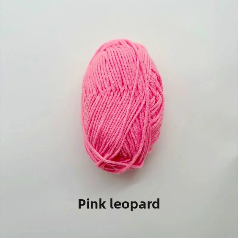 Five-Strand Milk Cotton Yarn for Knitting and DIY Crafts Crochet Nook