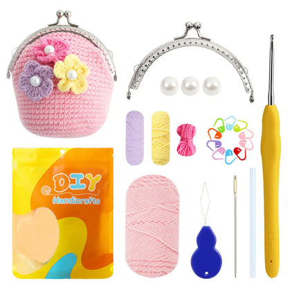 Doll crochet material kit Crochet Nook
