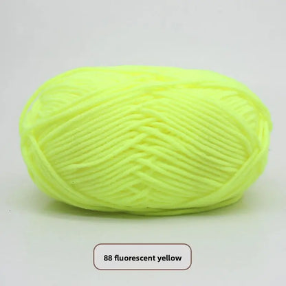 Five-Strand Milk Cotton Yarn for Knitting and DIY Crafts Crochet Nook