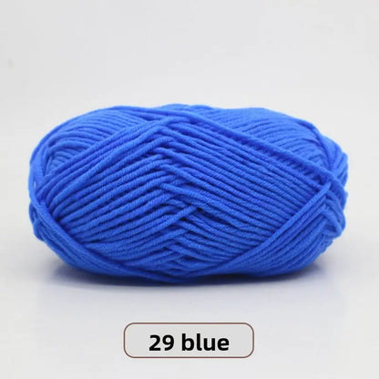 Five-Strand Milk Cotton Yarn for Knitting and DIY Crafts Crochet Nook