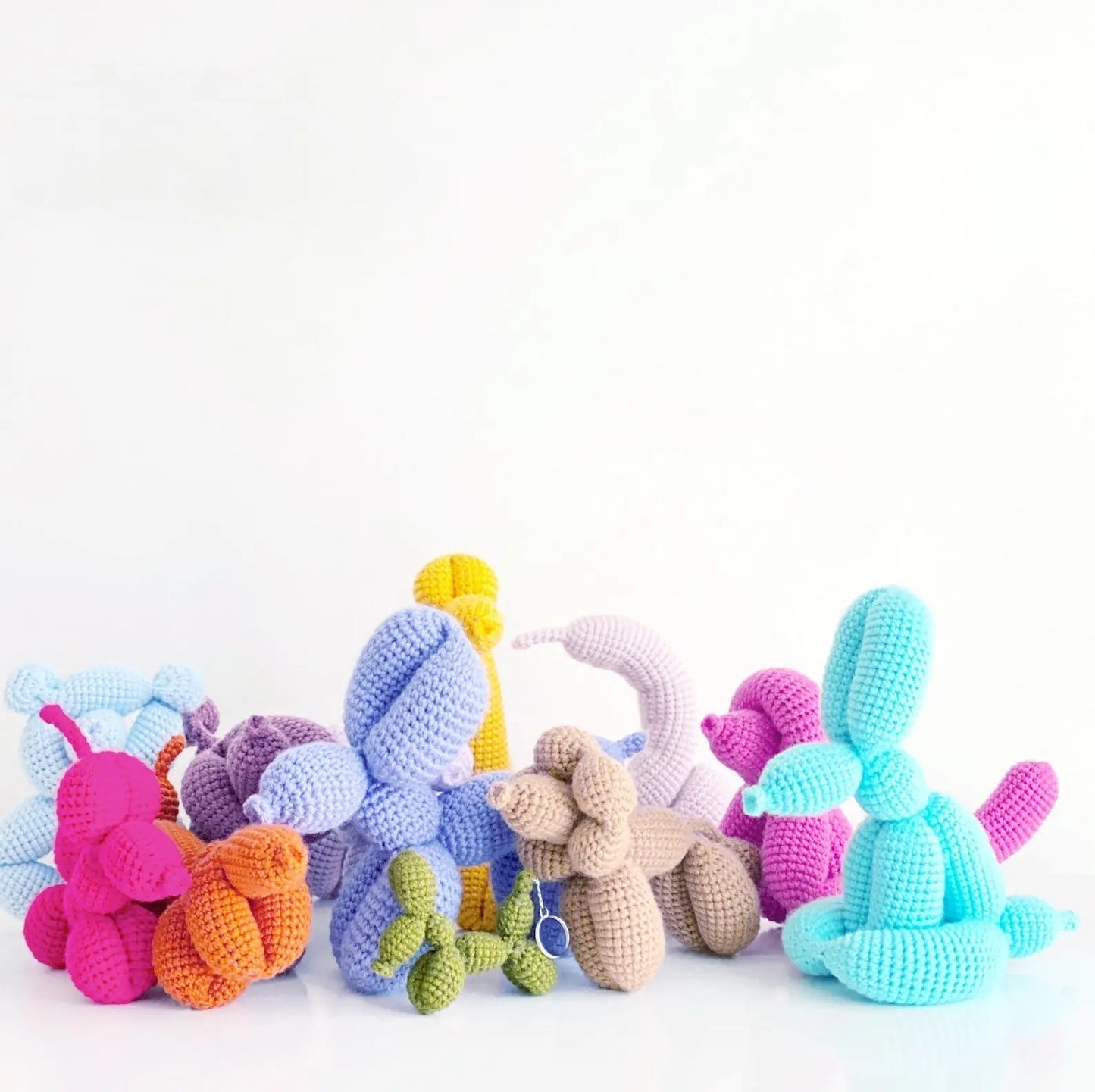 12 Crochet Balloon Animal Patterns! EBOOK PDF KnotMonsters: Balloon Animal Edition Amigurumi Crochet Patterns Beginner Animals Amigurumis