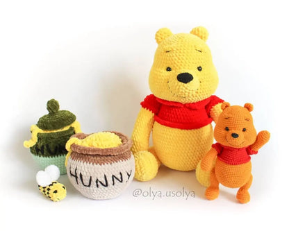 Crochet pattern | Lovely teddy Bear | PDF | Cotton & Plush stuffed toy | easy amigurumi baby toy