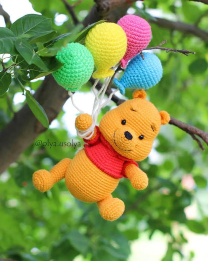 Crochet pattern | Lovely teddy Bear | PDF | Cotton & Plush stuffed toy | easy amigurumi baby toy