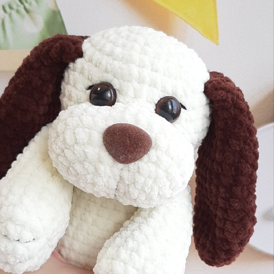 Crochet PATTERN dog, Amigurumi tutorial PDF in English, crochet puppy crochet pattern PDF Christmas gift Baby shower dog crochet pattern